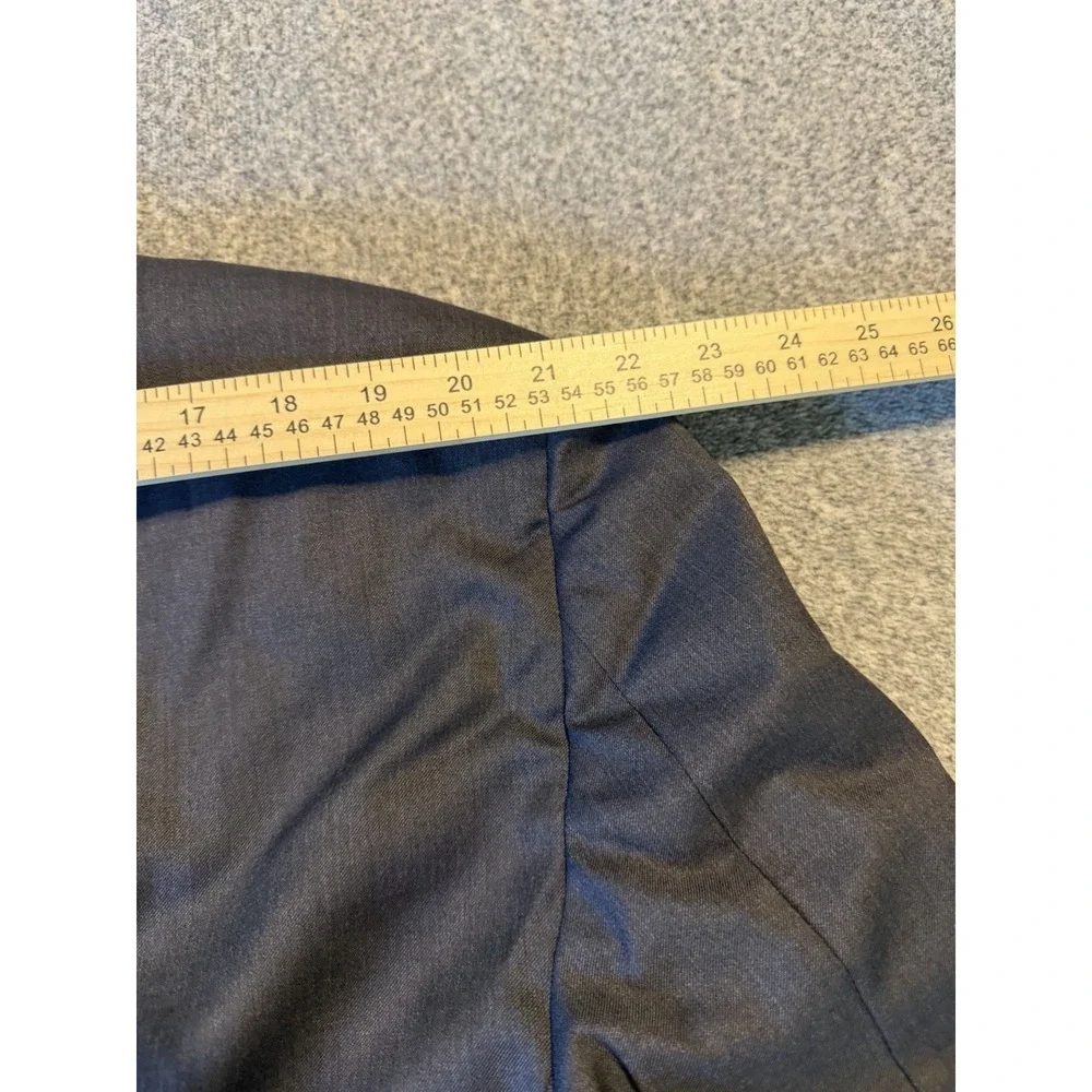 Hickey Freeman Men's Suit Traveler 100% Worsted wool Gray 50L Made In USA